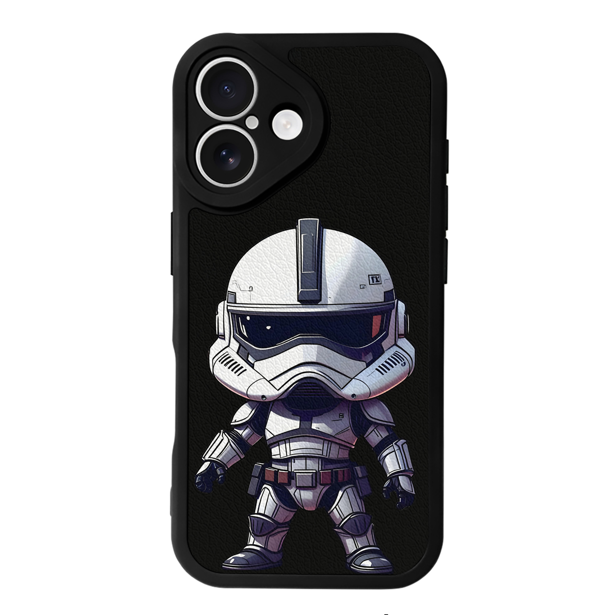 （画像用） スター・ウォーズ Star Wars 【iPhone 16シリーズ対応】シリコンスマホケース（レザー調） 材質：シリコン